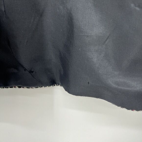 Vintage Classic Directions Blazer Wool Blend Pink And Gray Houndstooth Women's 8 - Picture 7 of 9